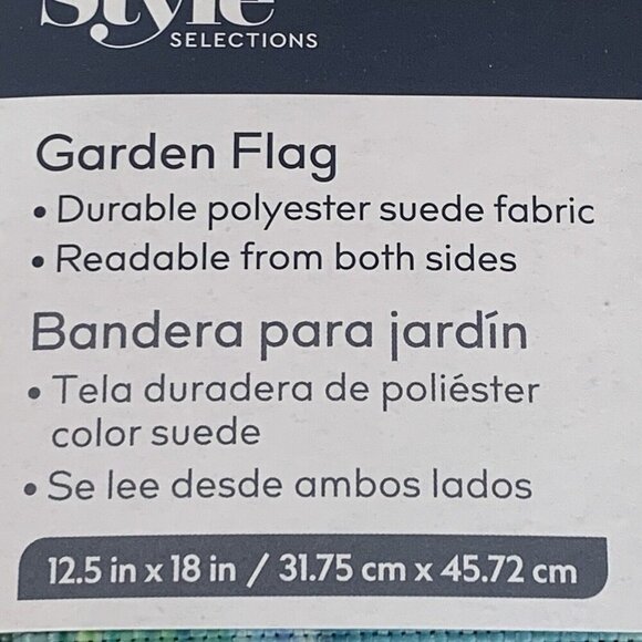 Hummingbird Garden Flag NEW In Package 12x18 Double‎ Sided Yard Decoration - Picture 2 of 6